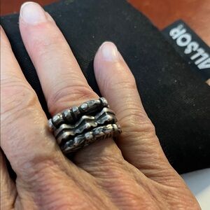 Silver Stacked Rings